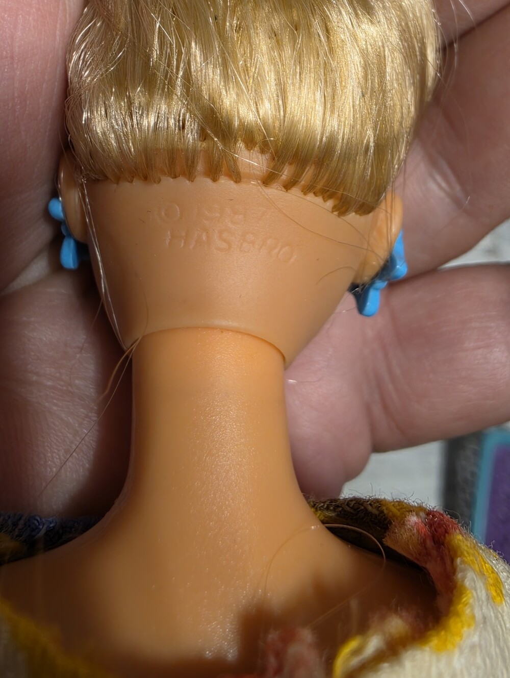 Vintage  Barbie Doll With Floral Wide-Leg Jumpsuit - Yellow Multi - Picture 5 of 6